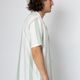 Kath Short Sleeve Shirt - Ecru / Green
