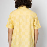 Patch Short Sleeve Shirt - Soft Yellow