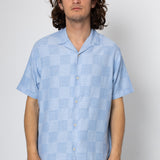Patch Short Sleeve Shirt - New Blue