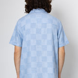 Patch Short Sleeve Shirt - New Blue