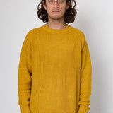 Hayley Raglan Crew - Mustard