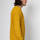 Hayley Raglan Crew - Mustard
