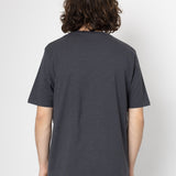 Waves Embroidery T-Shirt - Washed Black