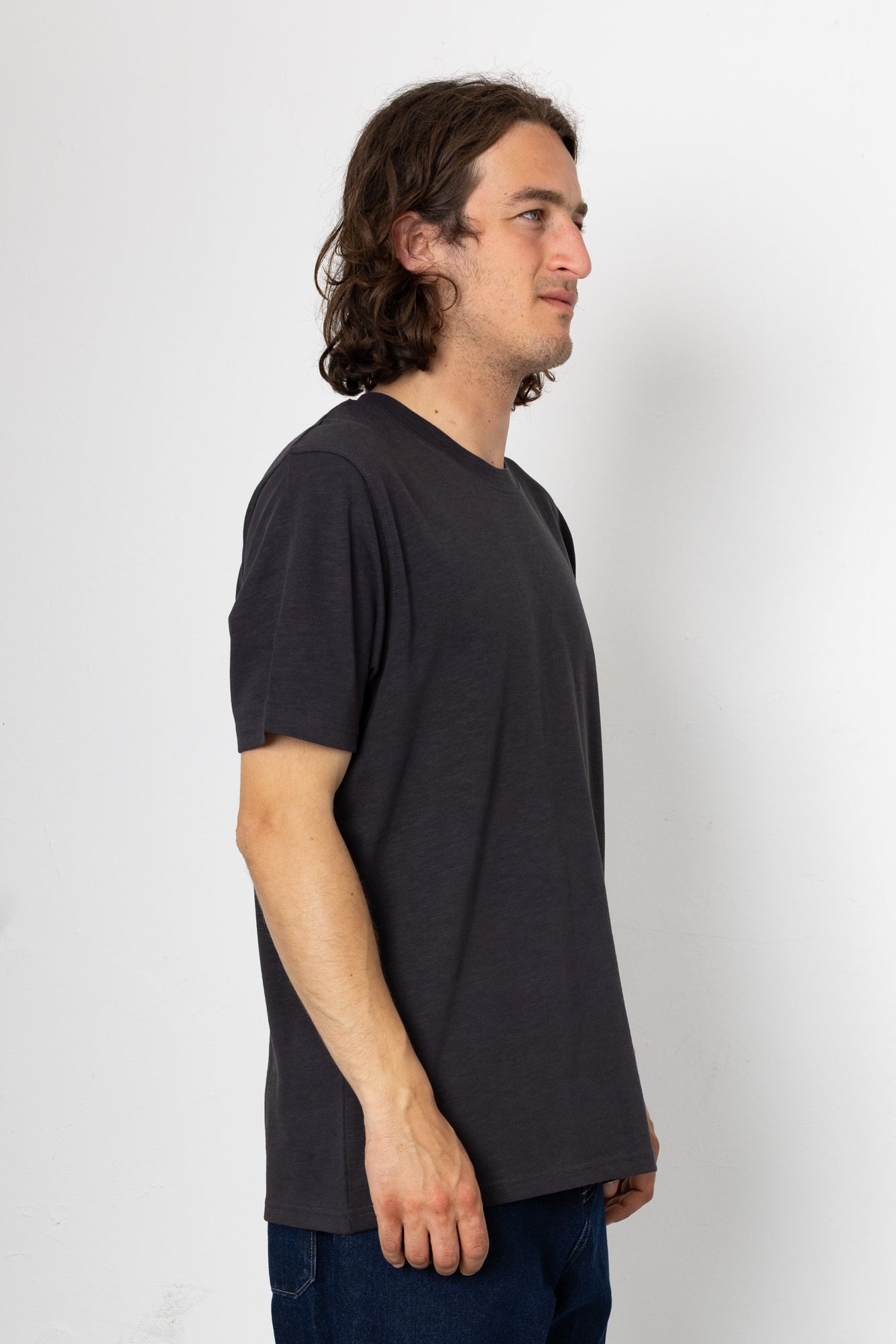Folk | Folk Marker Heavy Slub T-Shirt - Washed Black
