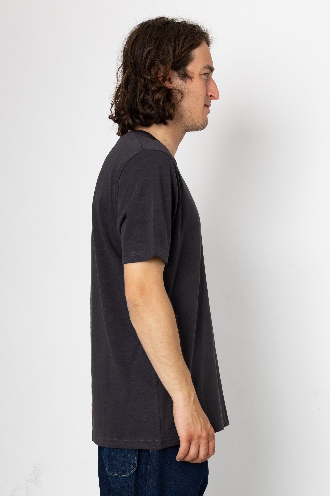 Folk | Folk Marker Heavy Slub T-Shirt - Washed Black