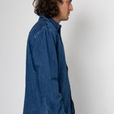 Teddy Long Sleeve Shirt - Jean Wash