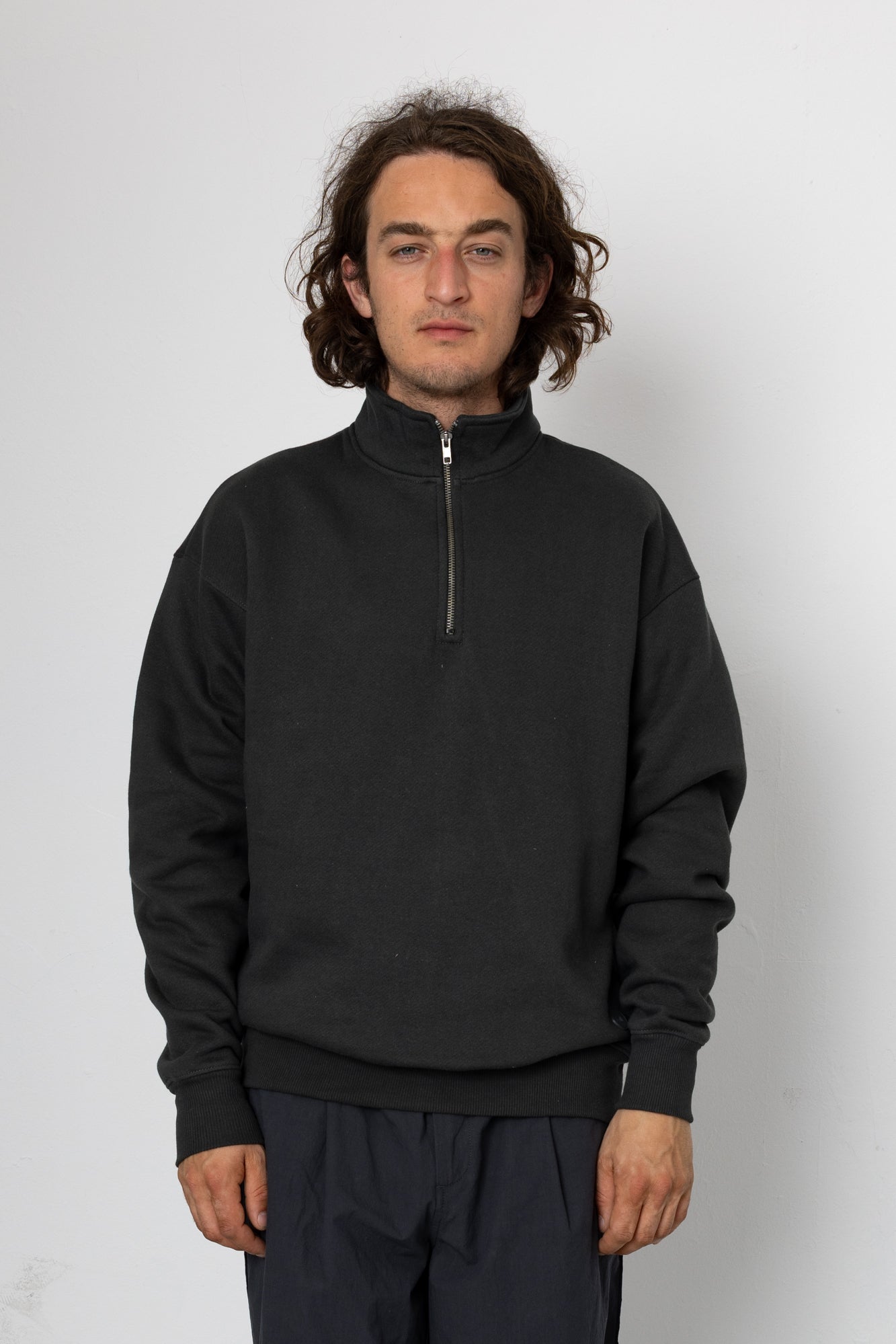 Folk | Folk Edwin Fleece Sweatshirts - Dark Olive