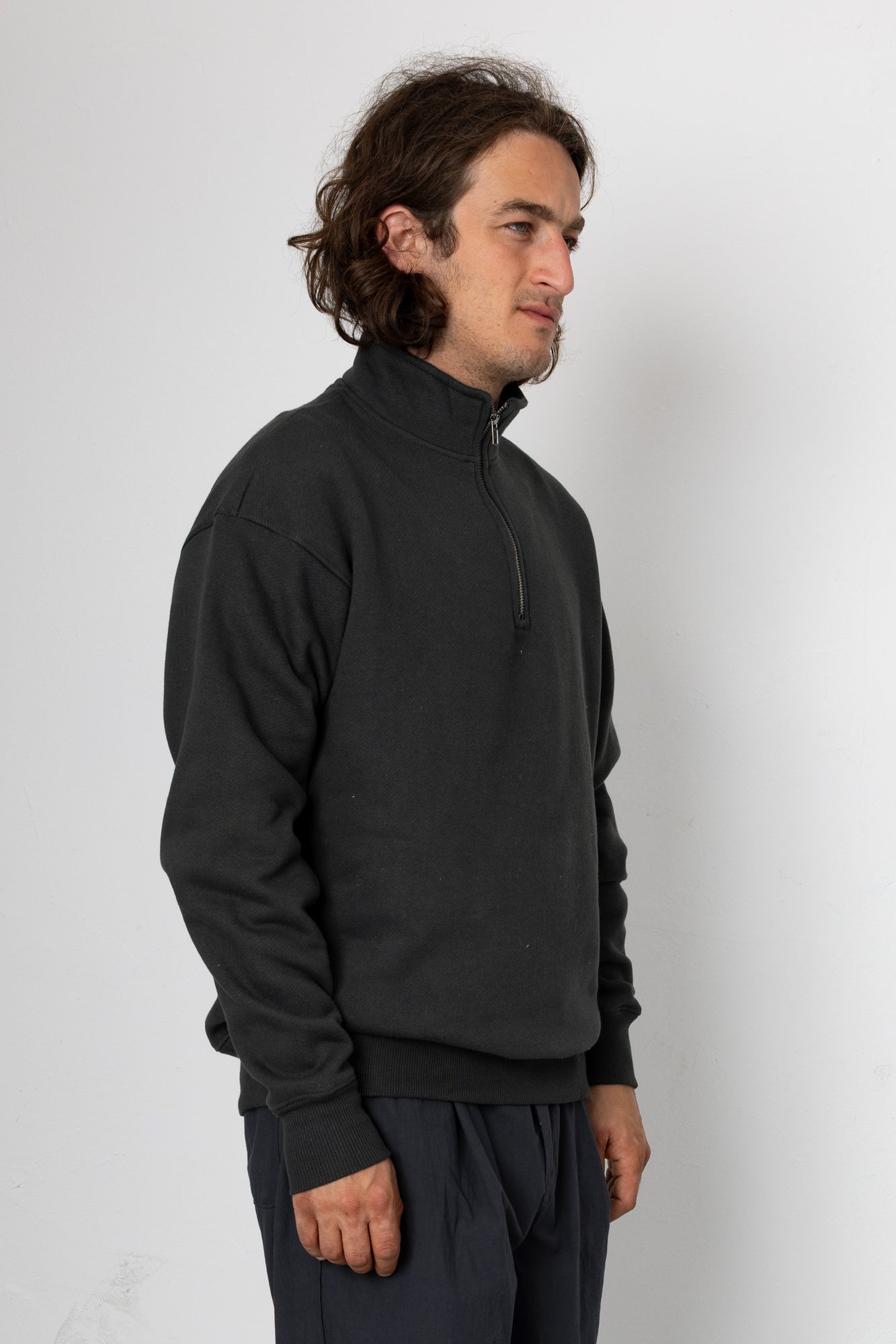 Folk | Folk Edwin Fleece Sweatshirts - Dark Olive