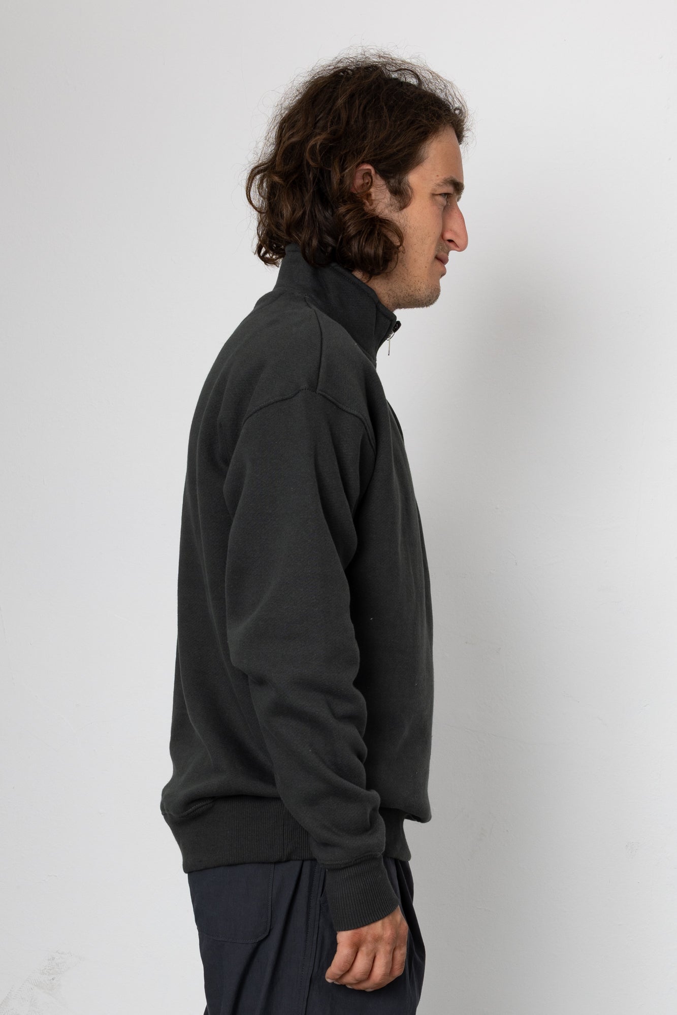 Folk | Folk Edwin Fleece Sweatshirts - Dark Olive