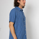Fulton Shirt - Mid Blue