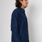Lewis Long Sleeve Shirt - Navy / Blue