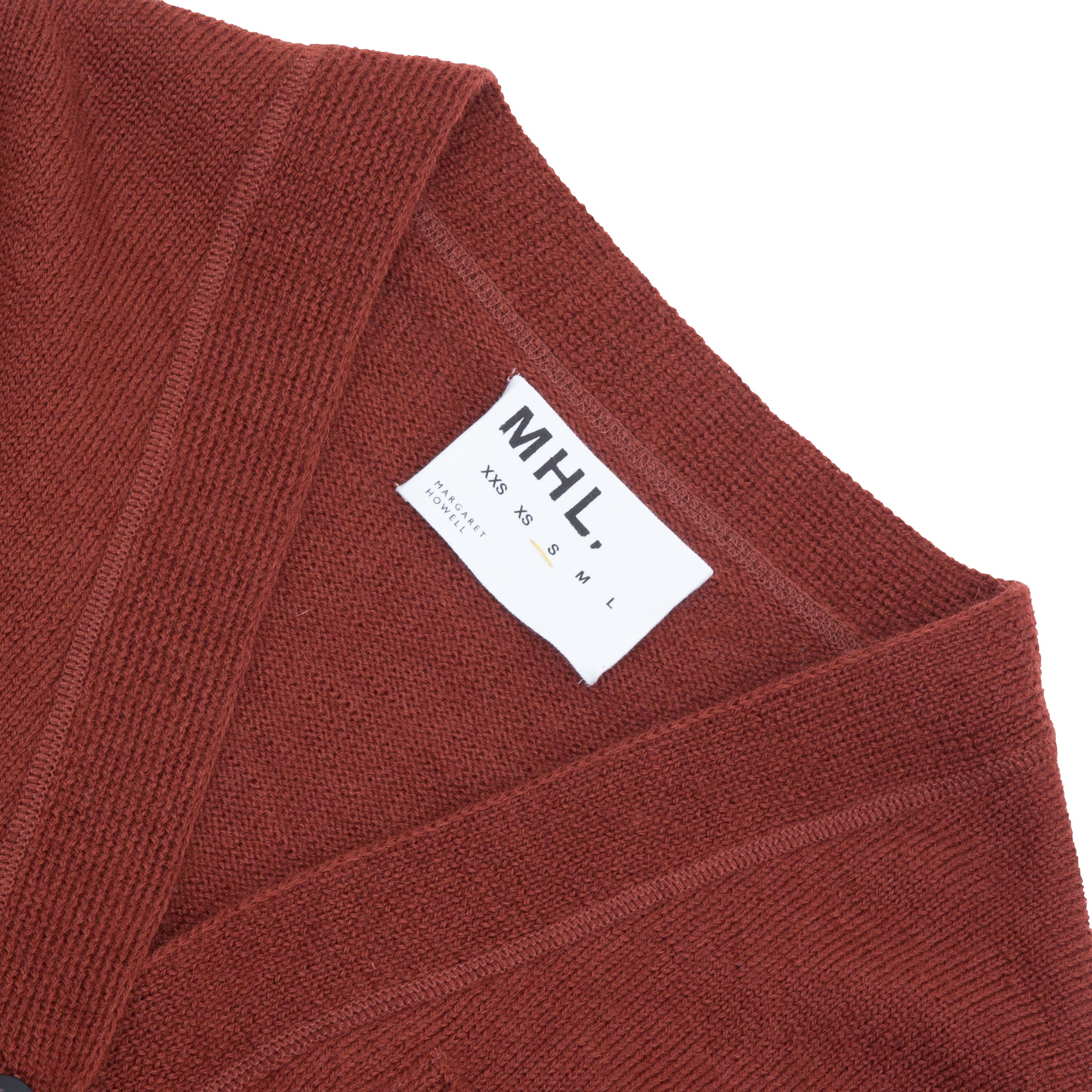 MHL | MHL - Welt Pocket Cardigan - Rust