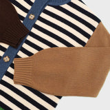 L.F.Markey | Eval Cardigan - Cornwall Stripe
