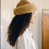 Cawley | Sheepskin Cap - Tan