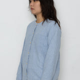 Folk | Folk Riviera Shirt - Blue Linen