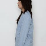 Folk | Folk Riviera Shirt - Blue Linen