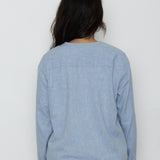 Folk | Folk Riviera Shirt - Blue Linen