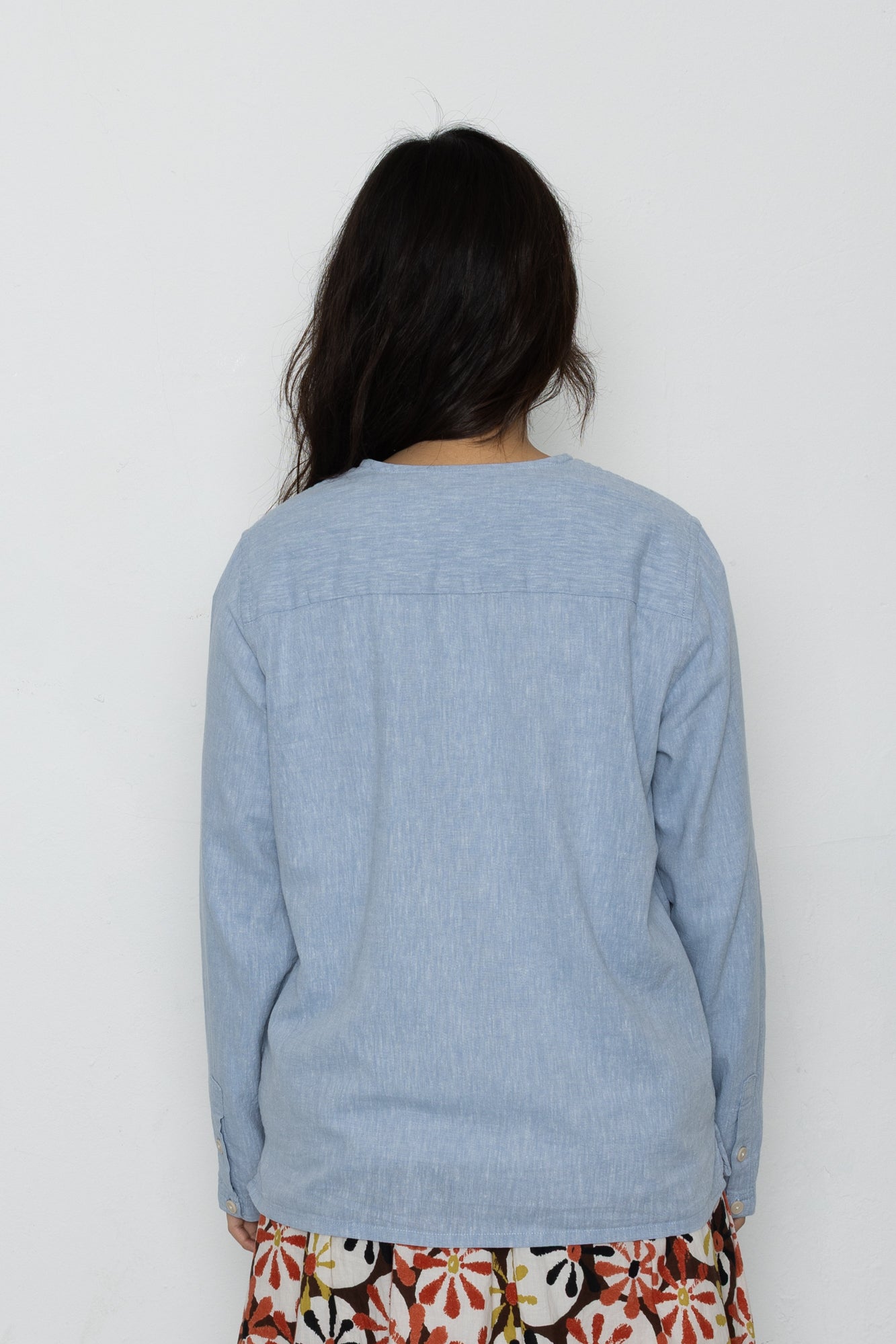 Folk | Folk Riviera Shirt - Blue Linen
