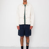 Anniversary Jacket - Ecru Crinkle Cotton