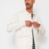 Anniversary Jacket - Ecru Crinkle Cotton