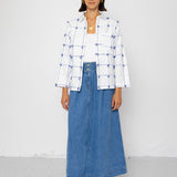 Folk | Folk Archive Shirt - Navy Ecru Knots