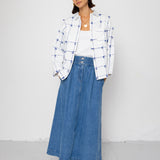 Folk | Folk Archive Shirt - Navy Ecru Knots