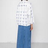 Folk | Folk Archive Shirt - Navy Ecru Knots