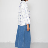 Folk | Folk Archive Shirt - Navy Ecru Knots
