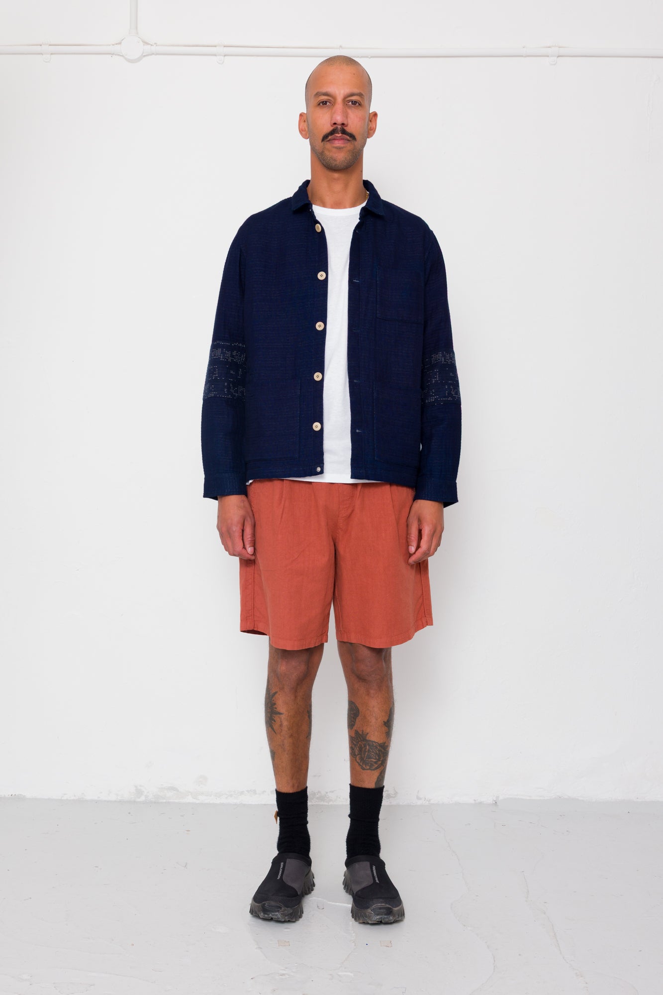 Folk | Folk Assembly Jacket - Indigo Texture