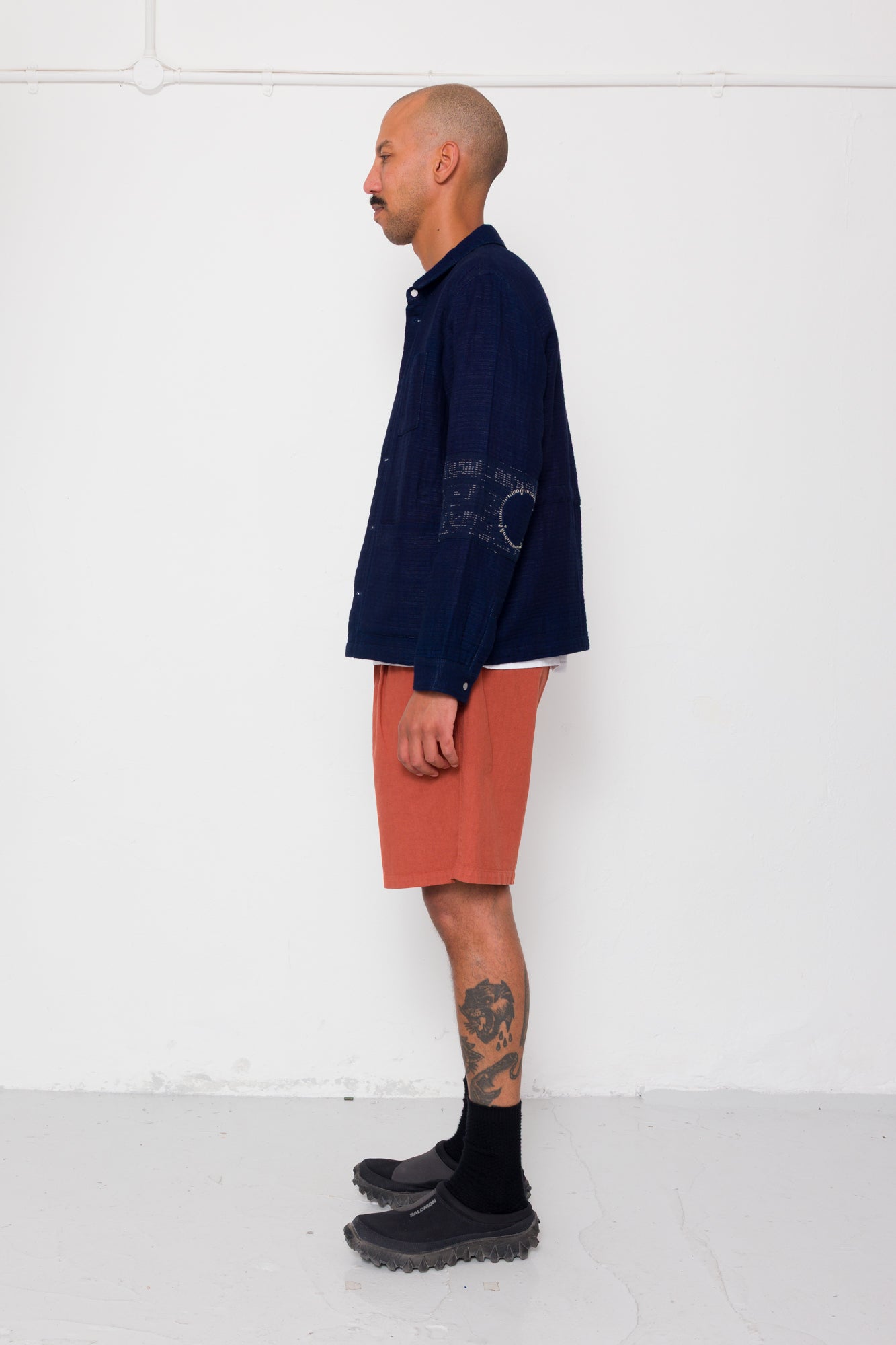 Folk | Folk Assembly Jacket - Indigo Texture