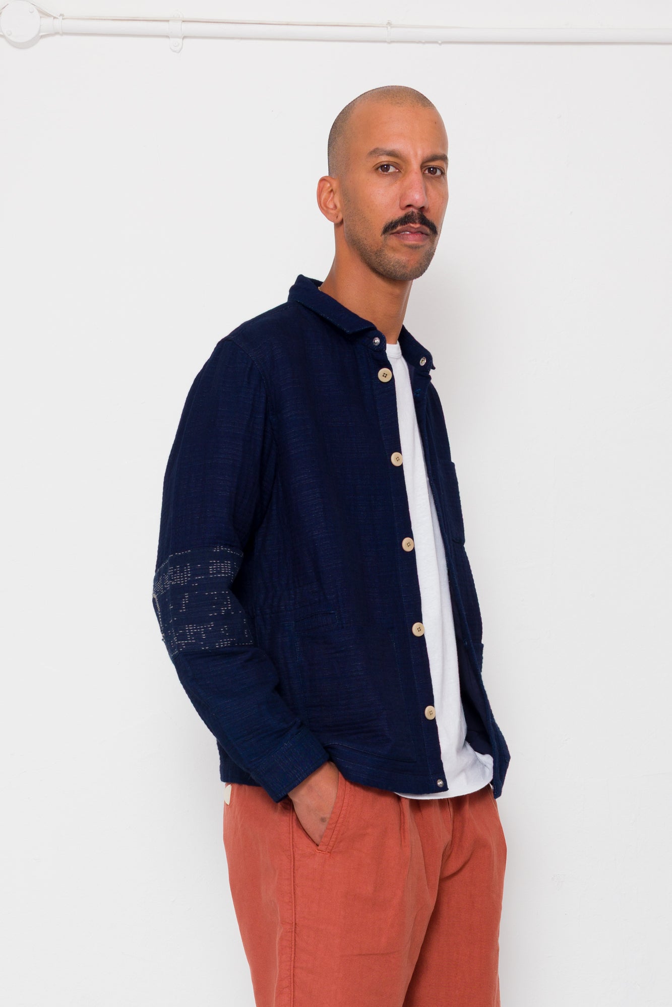 Folk | Folk Assembly Jacket - Indigo Texture