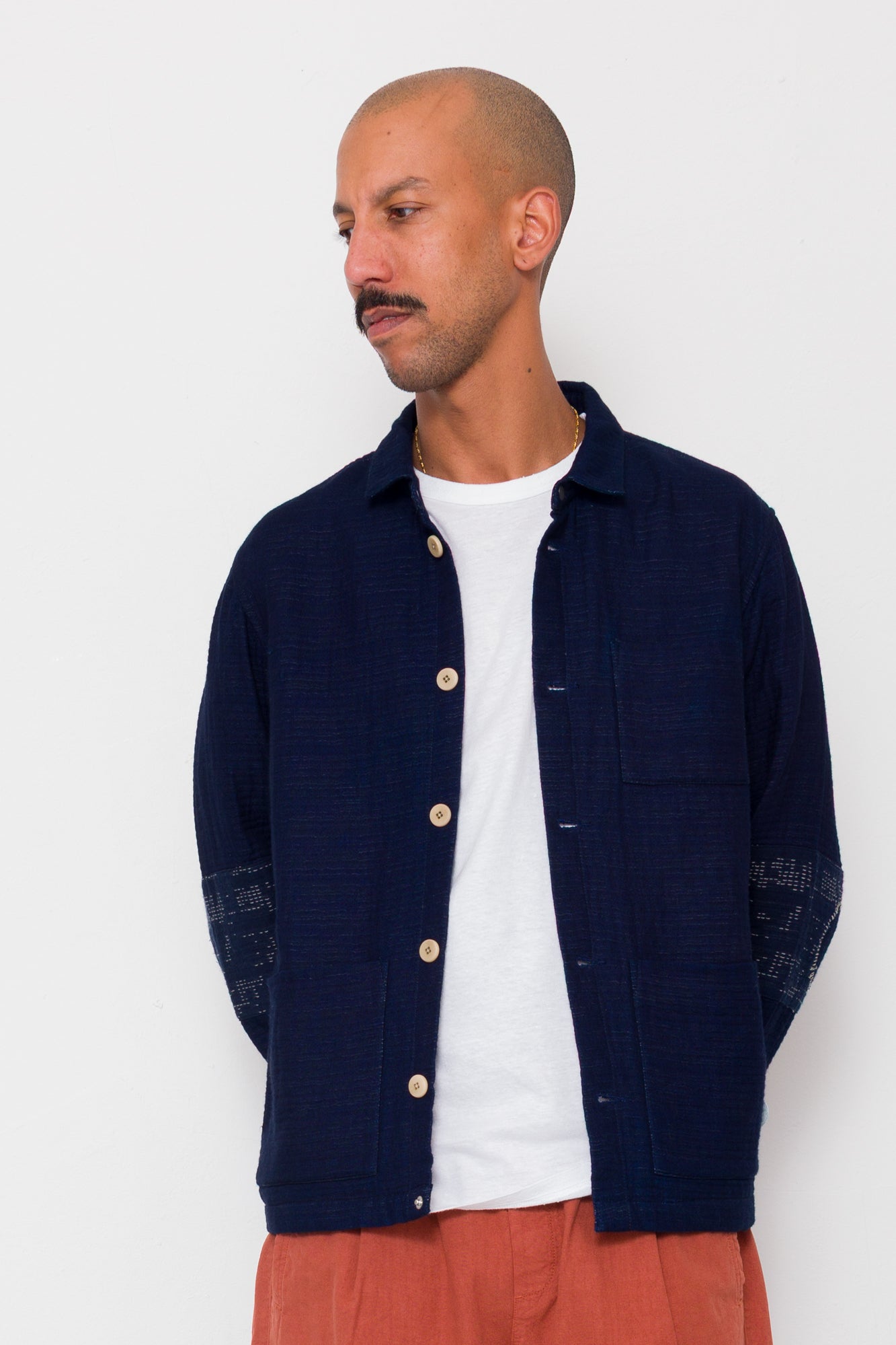Folk | Folk Assembly Jacket - Indigo Texture