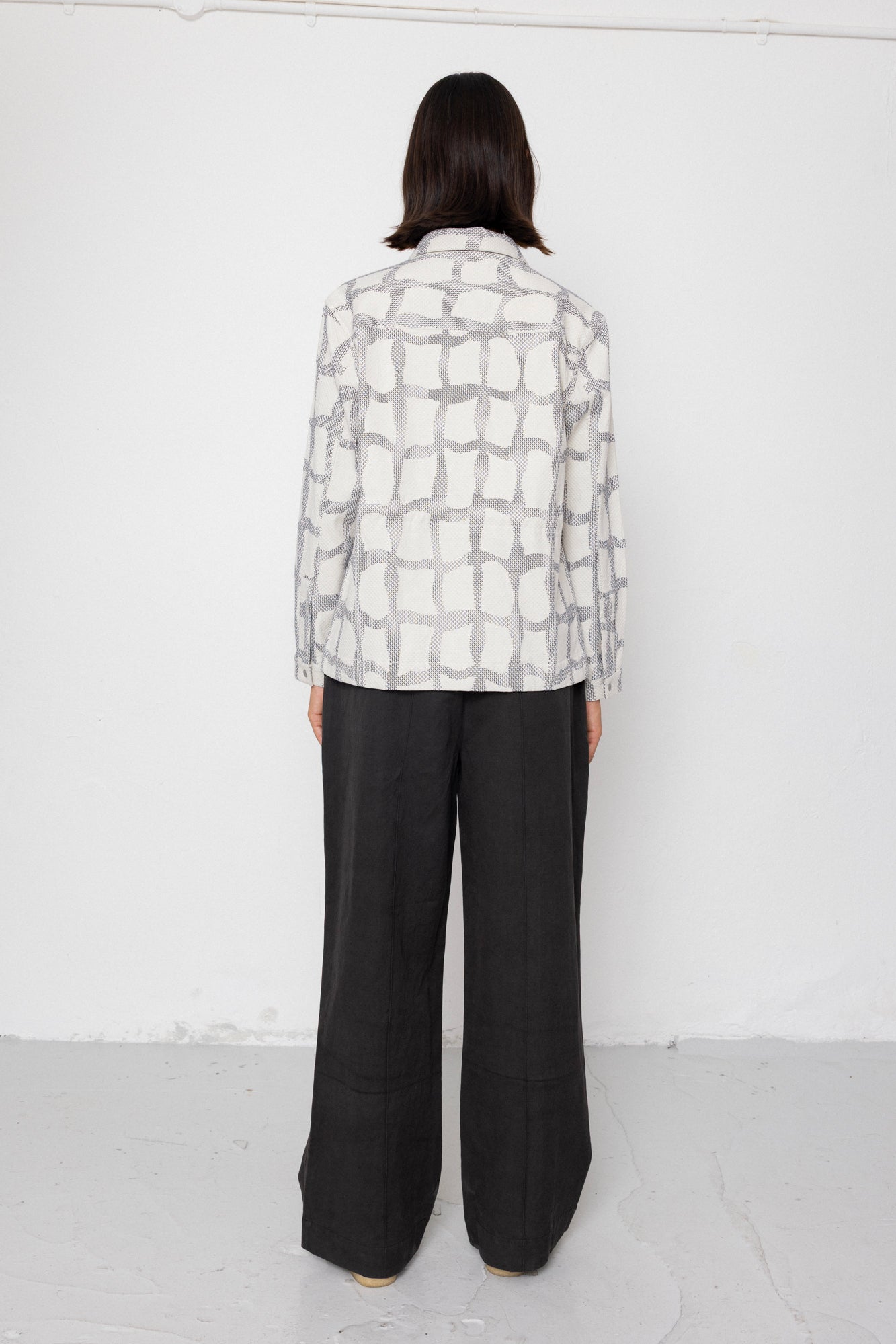 Folk | Folk Assembly Jacket - Irregular Block Jacquard