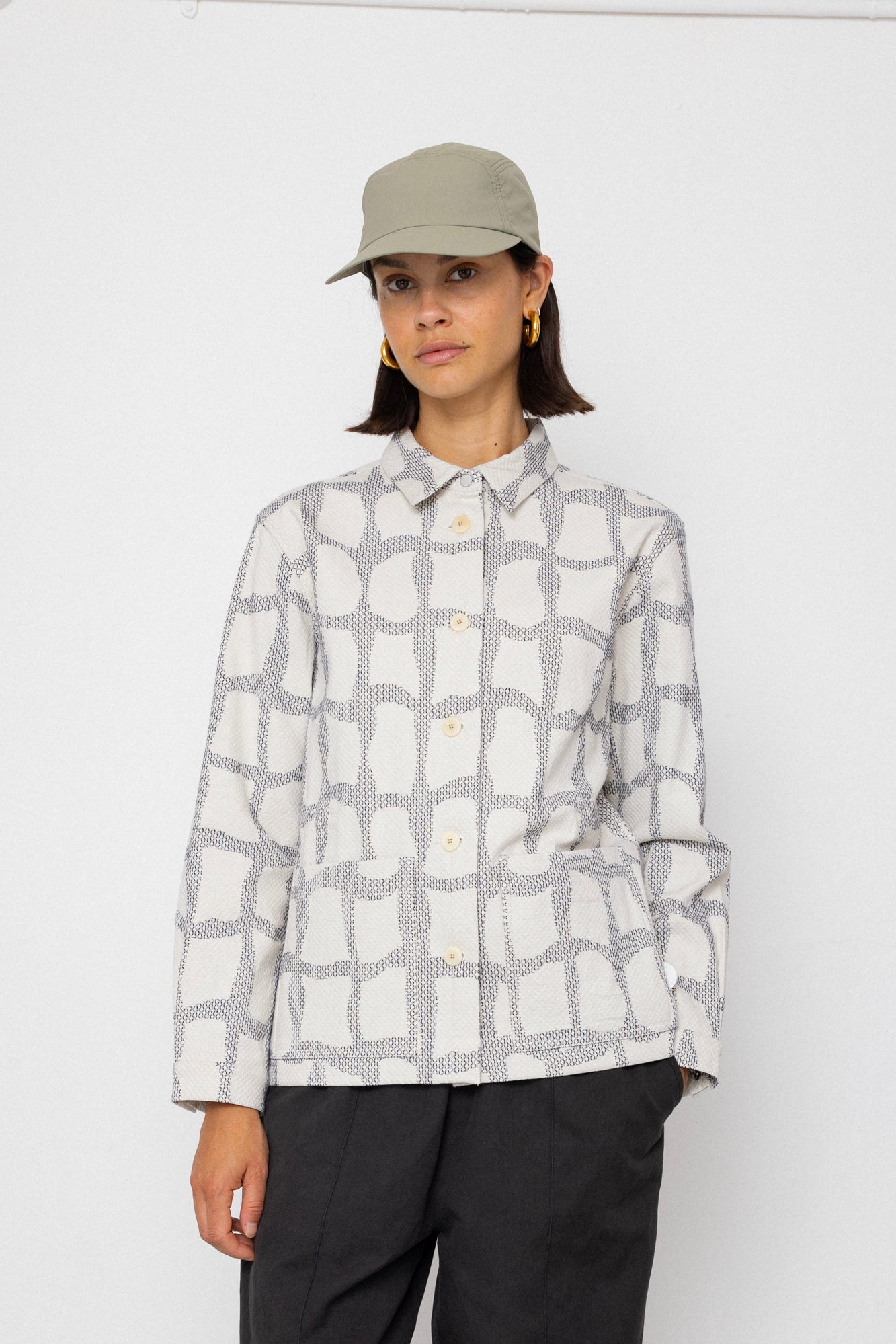 Folk | Folk Assembly Jacket - Irregular Block Jacquard