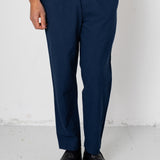 Folk | Folk Assembly Pant - Dark Navy Crinkle