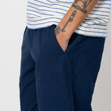 Folk | Folk Assembly Pant - Dark Navy Crinkle