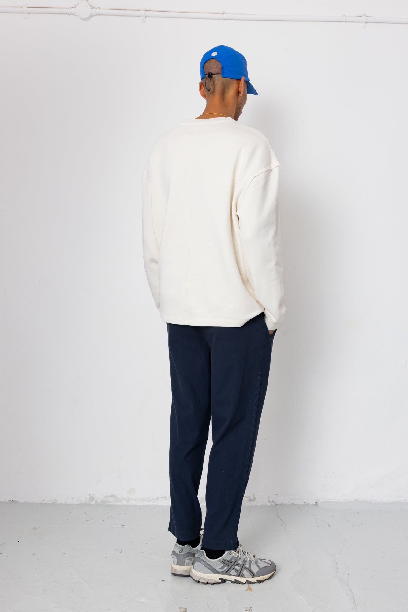 Folk | Folk Assembly Pant - Navy Herringbone
