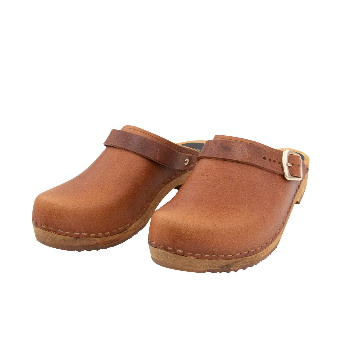 Kitty Clogs | Kitty Clogs - Low Klassisk With Strap - Earth