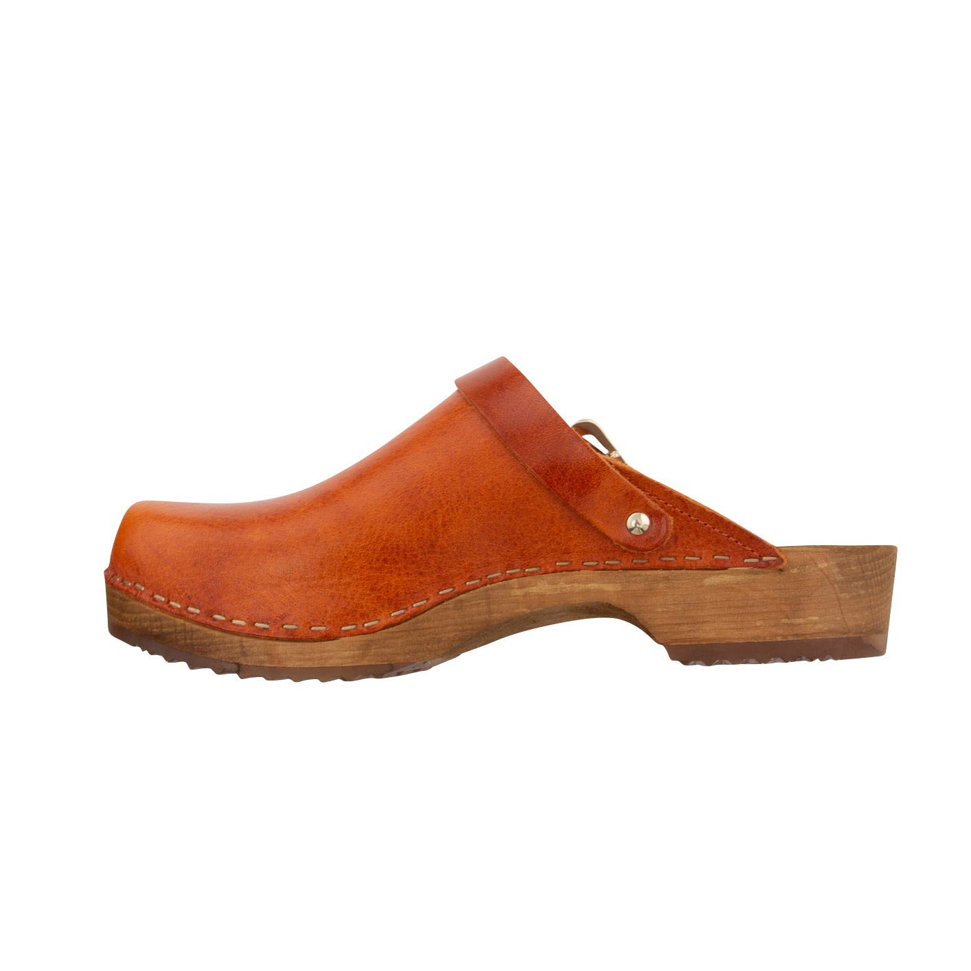 Kitty Clogs | Kitty Clogs - Low Kassisk With Strap - Cumin