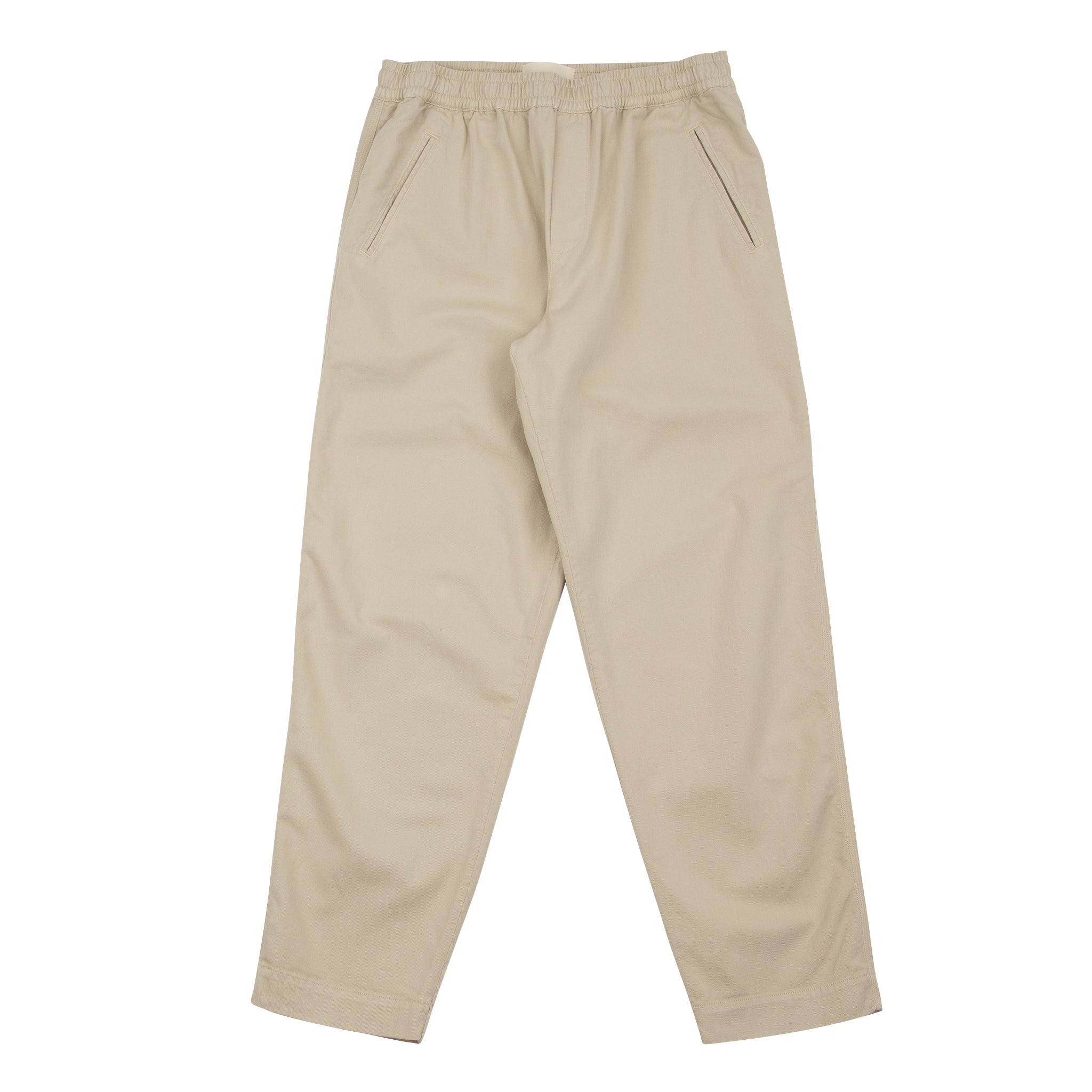 Folk | Drawcord Assembly Pant - Stone Brushed Twill