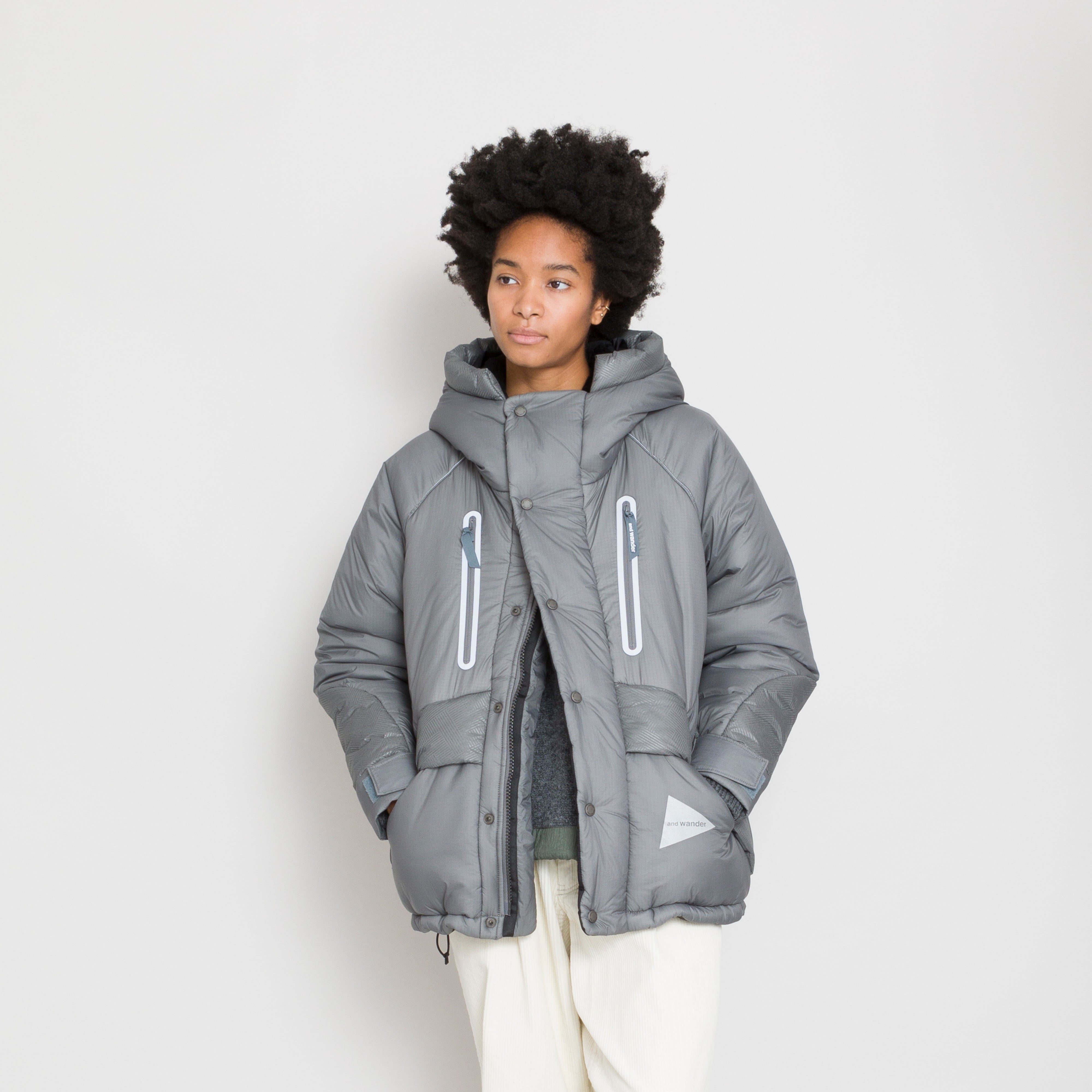 AND WANDER - 47 Primaloft Rip Jacket - Grey