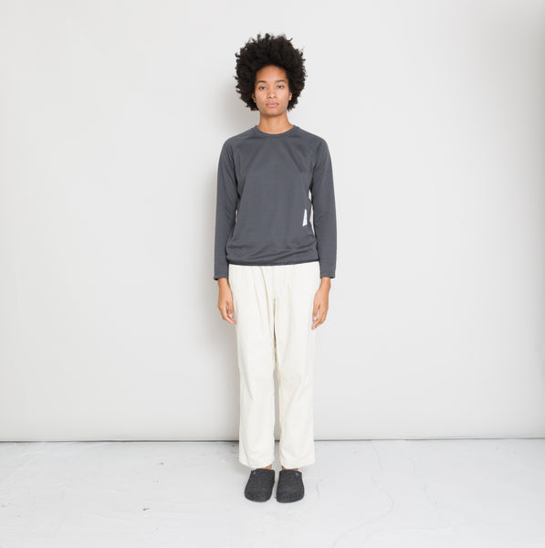 AND WANDER - 28 Power Dry Jersey Raglan T - Charcoal