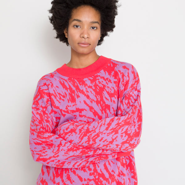 Kowtow - Reflection Crew - Neon Jacquard