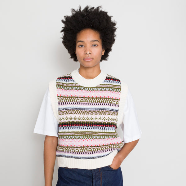 Kowtow - Flowerbed Vest - Pastel Bloom
