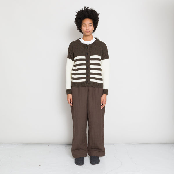 Cawley - Rosa Cardigan - Bracken/Ecru