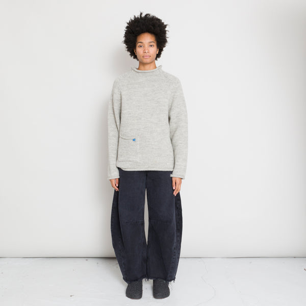 Xenia Telunts - Fisherman Sweater - Oatmeal