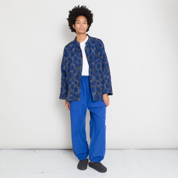 Xenia Telunts - Gathered Cuff Jogger Pant - Blue