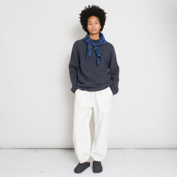 Xenia Telunts - Fisherman Sweater - Charcoal