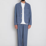 Wide Fit Trouser - Soft Blue