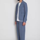 Wide Fit Trouser - Soft Blue